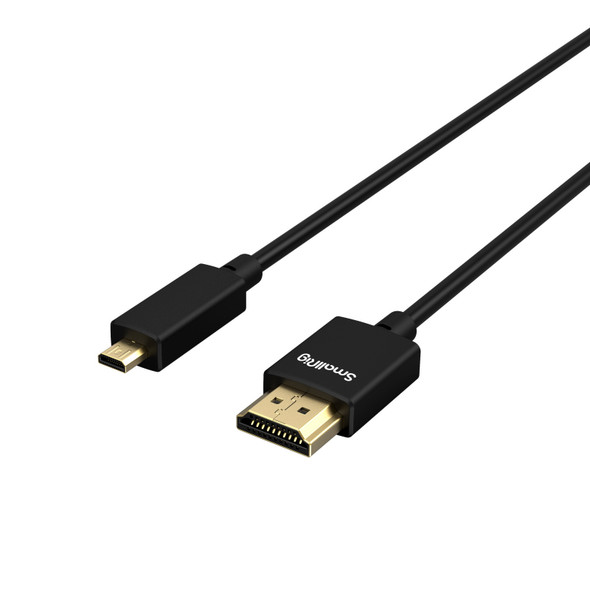 SmallRig 3042B Ultra-Slim 4K HDMI Data Cable (Micro D to A) (35cm)